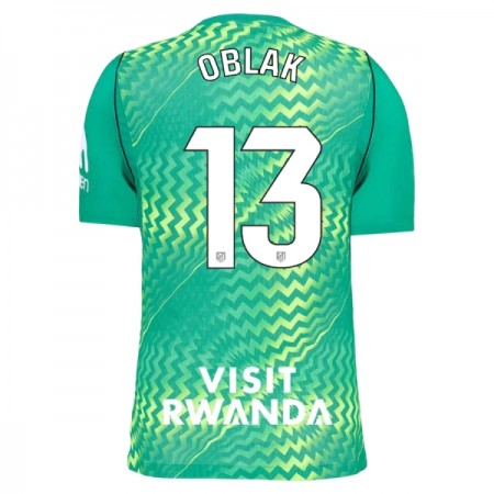 Koszulka Atlético Madryt Oblak 13 Bramkarska 2026-27 Zielony Koszulki Piłkarskie Krótki Rękaw