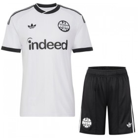 Koszulka Eintracht Frankfurt Dziecięcy Wyjazdowe 2026-27 Koszulki Piłkarskie Krótki Rękaw