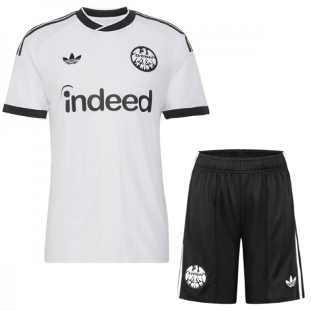 Koszulka Eintracht Frankfurt Dziecięcy Wyjazdowe 2026-27 Koszulki Piłkarskie Krótki Rękaw