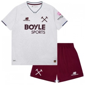 Koszulka West Ham United Dziecięcy Wyjazdowe 2026-27 Koszulki Piłkarskie Krótki Rękaw