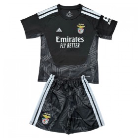 Koszulka Benfica Bramkarska Dziecięcy 2026-27 Czarny Koszulki Piłkarskie Krótki Rękaw