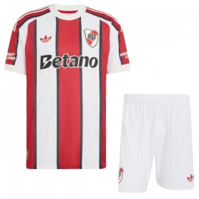 Koszulka CA River Plate Dziecięcy Wyjazdowe 2026-27 Koszulki Piłkarskie Krótki Rękaw