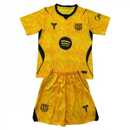 Koszulka FC Barcelona Bramkarska Dziecięcy Wyjazdowe 2026-27 Żółty Koszulki Piłkarskie Krótki Rękaw Koszulka FC Barcelona Bramkarska Dziecięcy Wyjazdowe 2026-27 Żółty Koszulki Piłkarskie Krótki Rękaw