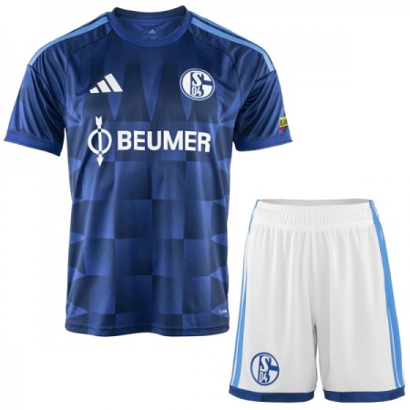 Koszulka Schalke 04 Dziecięcy Domowe 2026-27 Koszulki Piłkarskie Krótki Rękaw