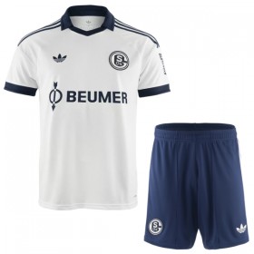 Koszulka Schalke 04 Dziecięcy Wyjazdowe 2026-27 Koszulki Piłkarskie Krótki Rękaw