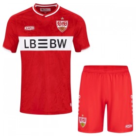 Koszulka VfB Stuttgart Dziecięcy Wyjazdowe 2026-27 Koszulki Piłkarskie Krótki Rękaw