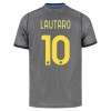 Koszulka Inter Mediolan Lautaro 10 Dziecięcy Trzeci 2026-27 Koszulki Piłkarskie Krótki Rękaw