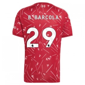 Koszulka Liverpool B. Barcola 29 Domowe 2026-27 Koszulki Piłkarskie Krótki Rękaw