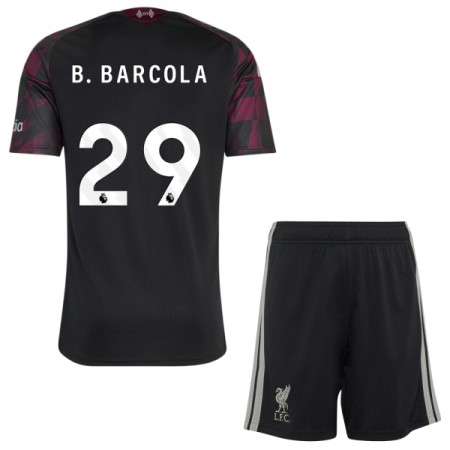 Koszulka Liverpool B. Barcola 29 Dziecięcy Trzeci 2026-27 Koszulki Piłkarskie Krótki Rękaw Koszulka Liverpool B. Barcola 29 Dziecięcy Trzeci 2026-27 Koszulki Piłkarskie Krótki Rękaw