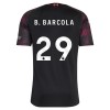 Koszulka Liverpool B. Barcola 29 Dziecięcy Trzeci 2026-27 Koszulki Piłkarskie Krótki Rękaw