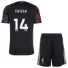 Koszulka Liverpool Chiesa 14 Dziecięcy Trzeci 2026-27 Koszulki Piłkarskie Krótki Rękaw Koszulka Liverpool Chiesa 14 Dziecięcy Trzeci 2026-27 Koszulki Piłkarskie Krótki Rękaw