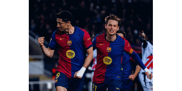 Barcelona pokonała Rayo Vallecano 1:0 i wróciła na szczyt tabeli La Liga